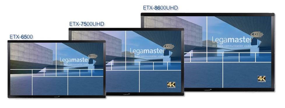 ¿Conoce las nuevas pantallas táctiles ETX de Legamaster™?