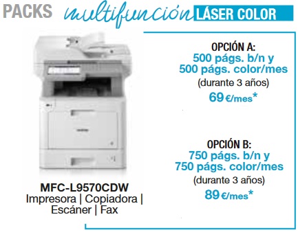 Brother Multifunción Laser Color con Todo Incluido