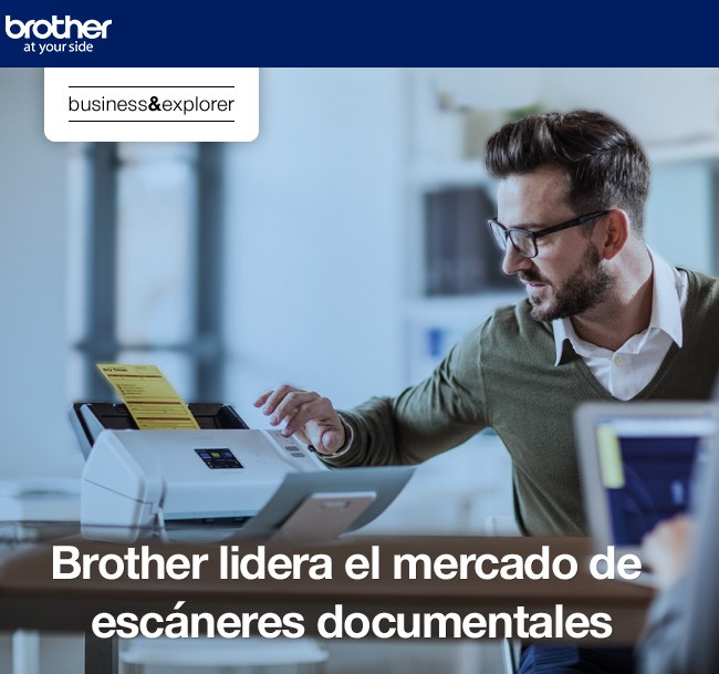 Brother lidera el mercado de escáneres documentales