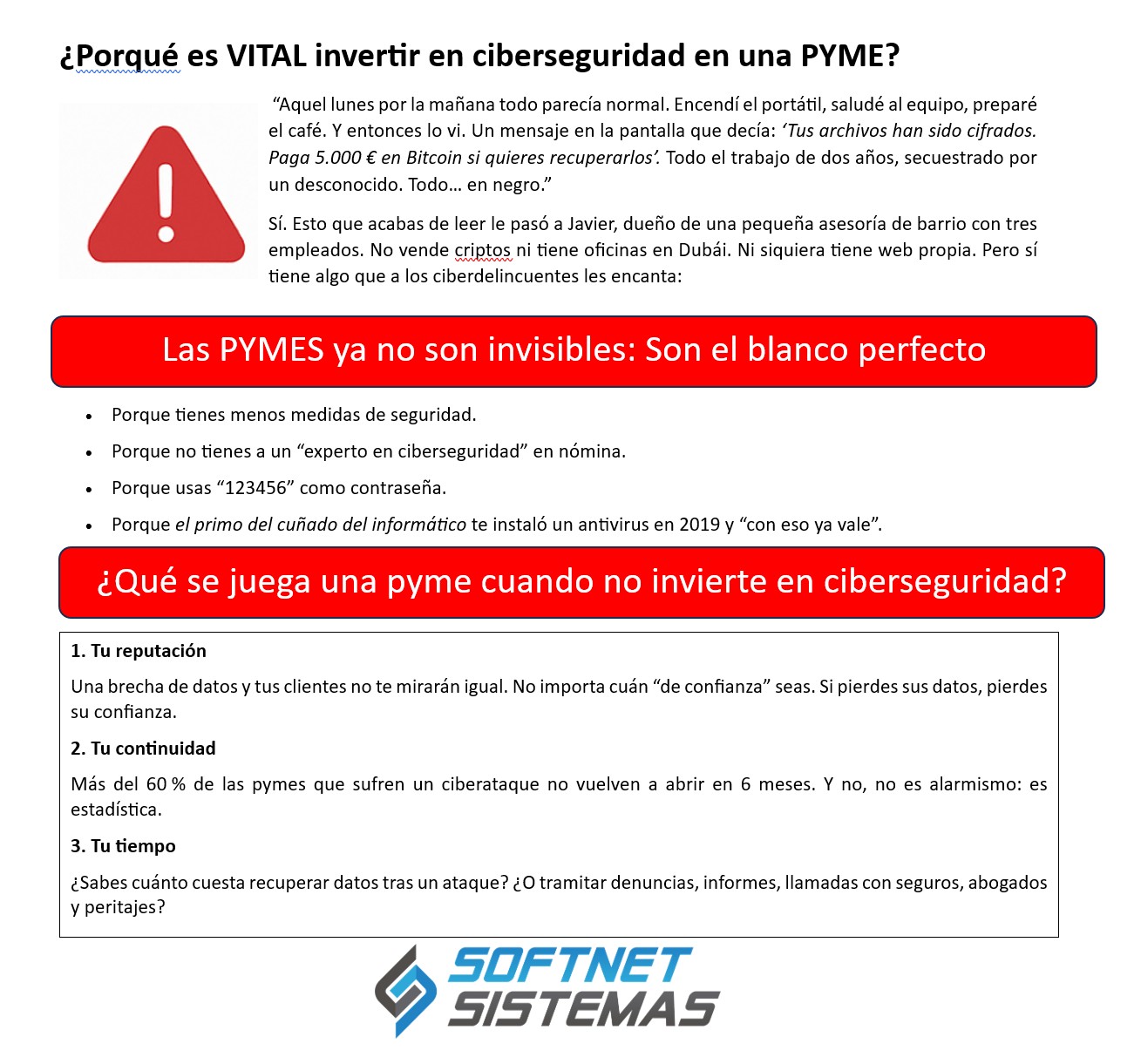 ¿Porqué es VITAL invertir en ciberseguridad en una PYME?