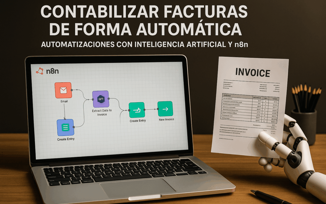 Automatización de facturas con IA y n8n: guía para pymes que odian Excel