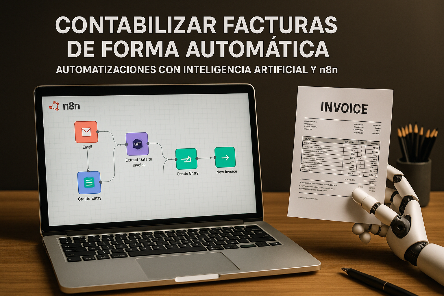 Automatización de facturas con IA y n8n